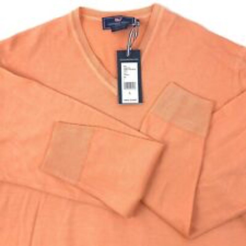 2/$100 Vineyard Vines Heather Coral V-Neck Sweater - NWT